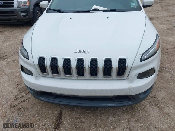 2017 Jeep Cherokee Latitude with VIN 1C4PJLCB9HW572123, listed as a IAAI auction lot 41610441 with 106,738 mi miles. Bid and sale history available at carsss.com. Image 12.