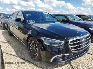 2021 Mercedes-Benz S 580 with VIN W1K6G7GB8MA043349, listed as a Copart auction lot 65180302 with 5,907 mi miles and . Bid and sale history available at DreamBid. Image 1.