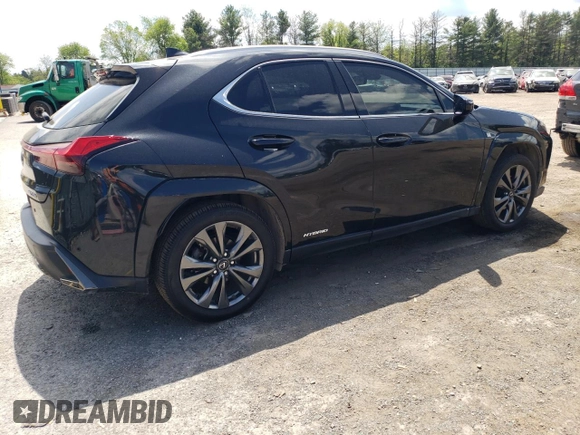 2022 Lexus UX 250h F Sport с VIN JTHR9JBH0N2062952, выставлен на аукционе Copart как лот 54942905 с пробегом 36 314 миль миль и Списание • Salvage title. История ставок и продаж доступна на DreamBid. Изображение 3.