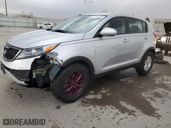 2012 Kia Sportage LX with VIN KNDPB3A2XC7188435, listed as a Copart auction lot 47492475 with 187,870 mi miles and Salvage Title. Bid and sale history available at carsss.com. Image 1.