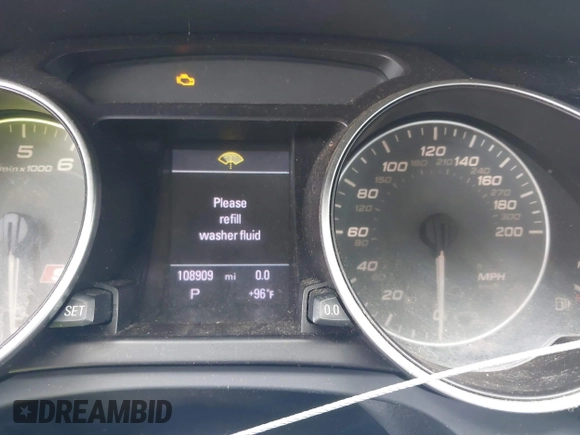2011 Audi A5 Prestige with VIN WAUWFAFRXBA004345, listed as a IAAI auction lot 42254334 with 108,909 mi miles and . Bid and sale history available at DreamBid. Image 7.