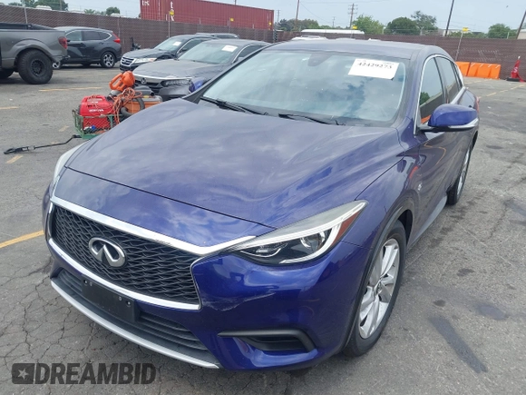 2018 Infiniti QX30 Luxury with VIN SJKCH5CP2JA056994, listed as a IAAI auction lot 42429273 with 48,048 mi miles and . Bid and sale history available at DreamBid. Image 17.