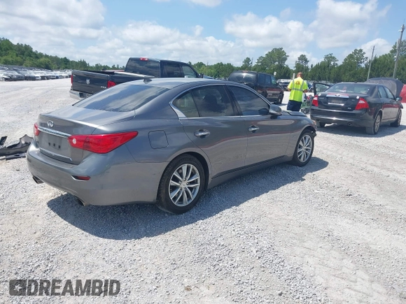 2015 Infiniti Q50 with VIN JN1BV7AP4FM338889, listed as a IAAI auction lot 42285135 with 150,867 mi miles and . Bid and sale history available at DreamBid. Image 4.