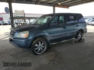 2005 Honda Pilot LX with VIN 2HKYF18135H558116, listed as a Copart auction lot 50272605 with 194,119 mi miles and Salvage Title. Bid and sale history available at carsss.com. Image 1.