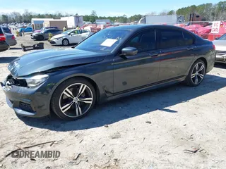 2016 BMW 7 Series 740i with VIN WBA7E2C54GG714649, listed as a IAAI auction lot 41815220 with 89,029 mi miles. Bid and sale history available at carsss.com. Image 2.