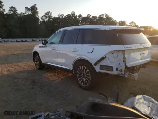 2021 Lincoln Aviator Reserve with VIN 5LM5J7WC2MGL17376, listed as a Copart auction lot 75548234 with 0 mi miles and Salvage Title. Bid and sale history available at carsss.com. Image 2.