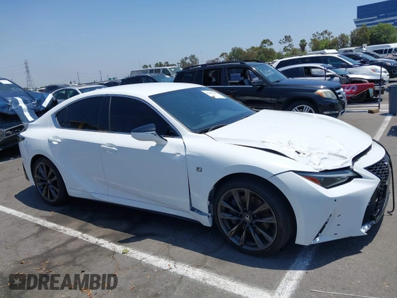 2024 Lexus IS 300 with VIN JTHBA1D2XR5131510, listed as a IAAI auction lot 42607201 with 10,580 mi miles and . Bid and sale history available at DreamBid. Image 13.