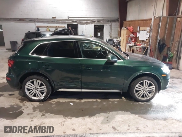 2018 Audi Q5 Premium Plus with VIN WA1BNAFY9J2090780, listed as a IAAI auction lot 41370112 with 55,767 mi miles. Bid and sale history available at carsss.com. Image 13.