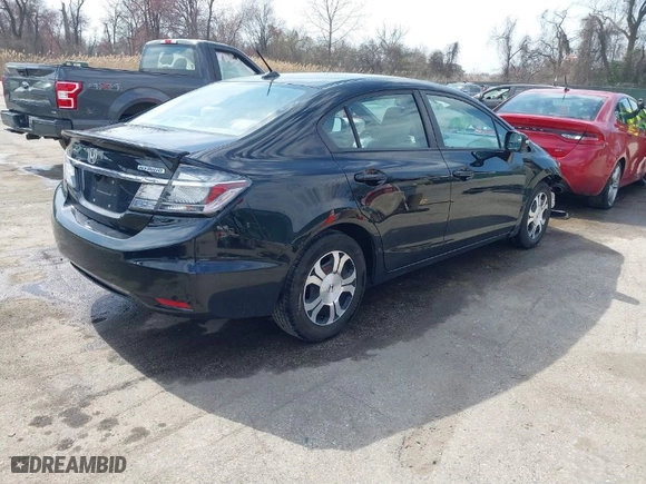 2013 Honda Civic Hybrid with VIN 19XFB4F29DE204085, listed as a IAAI auction lot 41846274 with 145,935 mi miles. Bid and sale history available at carsss.com. Image 4.