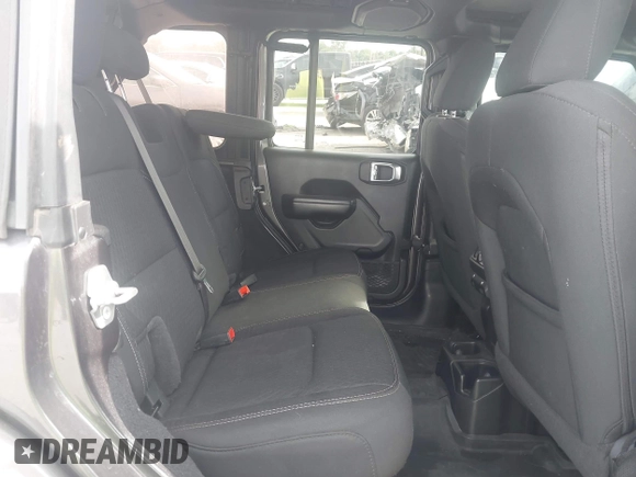 2021 Jeep Wrangler Unlimited Sport S z VIN 1C4HJXDN6MW549686, wystawiony jako IAAI lot #42249816 z przebiegiem 64 911 mil mil oraz . Historia ofert i sprzedaży dostępna na DreamBid. Obrazek 8.