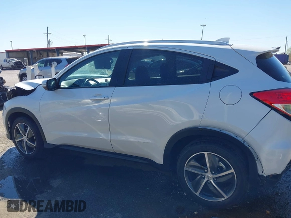 2021 Honda HR-V EX-L with VIN 3CZRU5H70MM715805, listed as a IAAI auction lot 41792689 with 13,695 mi miles. Bid and sale history available at carsss.com. Image 14.