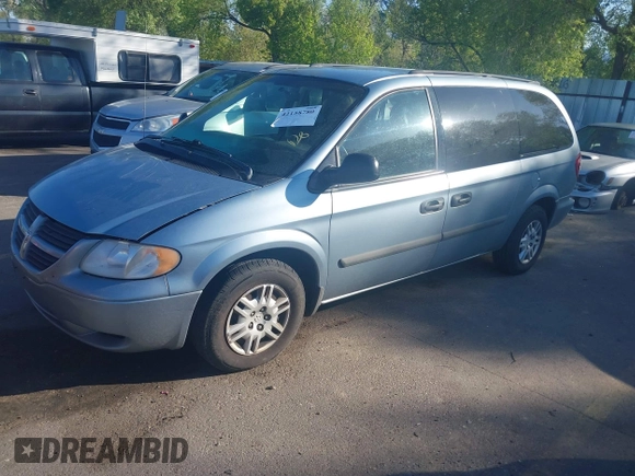 2005 Dodge Caravan with VIN 1D4GP24R35B364412, listed as a IAAI auction lot 42158780 with 228,407 mi miles and . Bid and sale history available at carsss.com. Image 2.