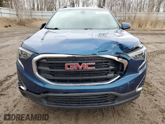 2019 GMC Terrain SLE z VIN 3GKALMEV4KL290986, wystawiony jako Copart lot #50313335 z przebiegiem 99 537 mil mil oraz Czysty tytuł • Clean title. Historia ofert i sprzedaży dostępna na DreamBid. Obrazek 5.