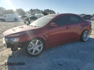 2008 Mitsubishi Lancer Evolution GSR with VIN JA3AW86V88U050202, listed as a Copart auction lot 83849824 with 151,777 mi miles and Salvage Title. Bid and sale history available at carsss.com. Image 1.
