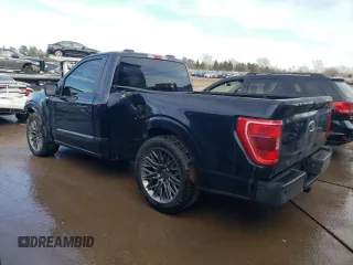 2022 Ford F-150 XL with VIN 1FTMF1E58NKE24645, listed as a Copart auction lot 42051515 with 43,429 mi miles and Salvage Title. Bid and sale history available at DreamBid. Image 2.