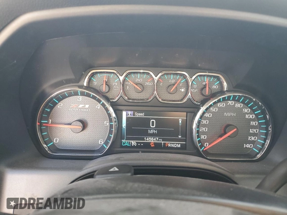 2016 Chevrolet Silverado 1500 LT with VIN 3GCUKREC3GG357911, listed as a Copart auction lot 43985735 with 145,647 mi miles and Salvage Title. Bid and sale history available at DreamBid. Image 9.