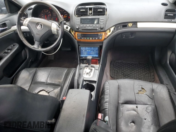 2004 Acura TSX with VIN JH4CL96854C031060, listed as a Copart auction lot 42148275 with 186,661 mi miles and Salvage Title. Bid and sale history available at carsss.com. Image 8.