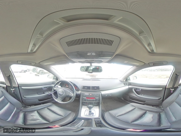 2004 Audi A4 1.8T with VIN WAULC68E24A062424, listed as a Copart auction lot 43200915 with 141,580 mi miles and Salvage Title. Bid and sale history available at carsss.com. Image 13.