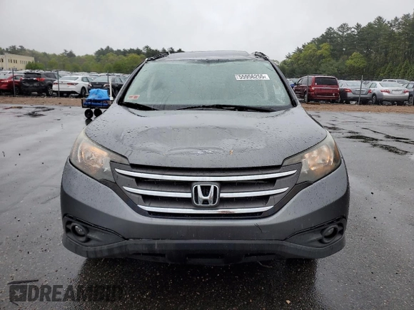 2013 Honda CR-V EX-L z VIN 2HKRM4H75DH668874, wystawiony jako Copart lot #55956255 z przebiegiem 136 539 mil mil oraz Szkoda całkowita • Salvage title. Historia ofert i sprzedaży dostępna na DreamBid. Obrazek 5.