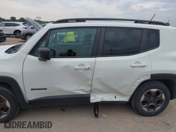 2017 Jeep Renegade Sport with VIN ZACCJAAB9HPF74358, listed as a IAAI auction lot 42467736 with 167,858 mi miles and . Bid and sale history available at DreamBid. Image 14.