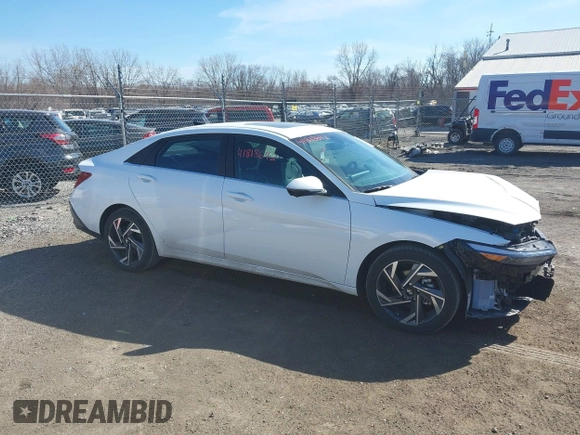 2024 Hyundai Elantra Limited with VIN KMHLP4DGXRU779755, listed as a IAAI auction lot 41818642 with 11,288 mi miles and . Bid and sale history available at DreamBid. Image 14.