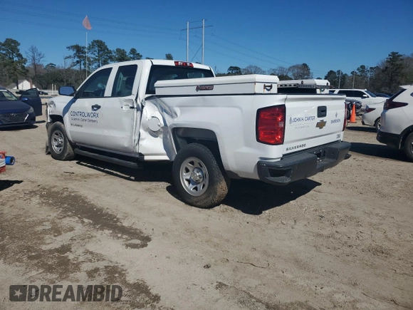 2018 Chevrolet Silverado 1500 Work Truck with VIN 1GCRCNEC4JZ328047, listed as a Copart auction lot 46648155 with 55,571 mi miles and Salvage Title. Bid and sale history available at carsss.com. Image 2.
