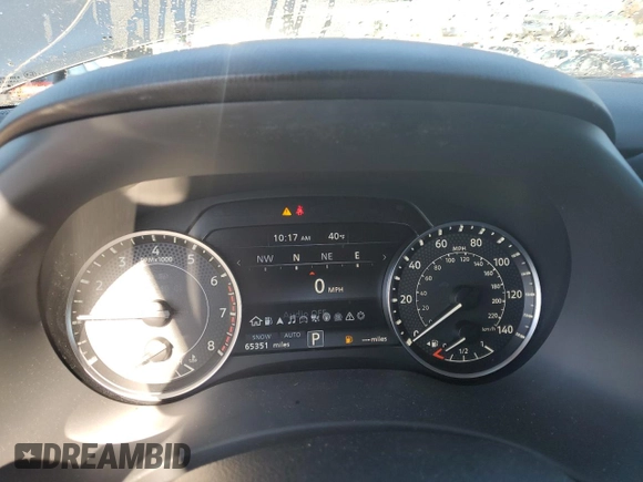 2022 Nissan Armada SL with VIN JN8AY2BD4N9676693, listed as a Copart auction lot 88497815 with 65,351 mi miles and Salvage Title. Bid and sale history available at carsss.com. Image 9.