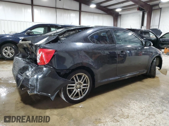 2007 Scion tC Spec with VIN JTKDE167770199354, listed as a Copart auction lot 54169065 with 165,076 mi miles and Salvage Title. Bid and sale history available at carsss.com. Image 3.