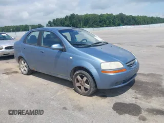 2006 Chevrolet Aveo LT with VIN KL1TG56686B665623, listed as a IAAI auction lot 42743668 with 163,963 mi miles and . Bid and sale history available at DreamBid. Image 1.