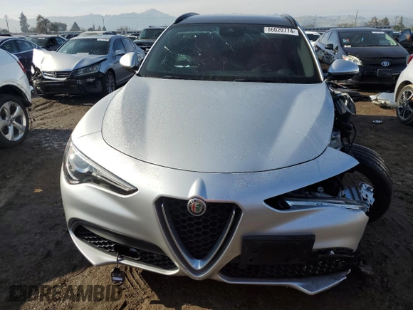 2019 Alfa Romeo Stelvio Ti z VIN ZASPAKBN2K7C40054, wystawiony jako Copart lot #86020774 z przebiegiem 16 135 mil mil oraz Szkody całkowita. Historia ofert i sprzedaży dostępna na DreamBid. Obrazek 5.