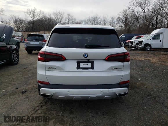 2019 BMW X5 xDrive40i with VIN 5UXCR6C53KLL09121, listed as a Copart auction lot 40555843 with 54,041 mi miles. Bid and sale history available at carsss.com. Image 6.