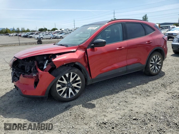 2020 Ford Escape SE Sport Hybrid with VIN 1FMCU0BZ6LUC54396, listed as a Copart auction lot 56566285 with 70,254 mi miles and Salvage title. Bid and sale history available at DreamBid. Image 1.