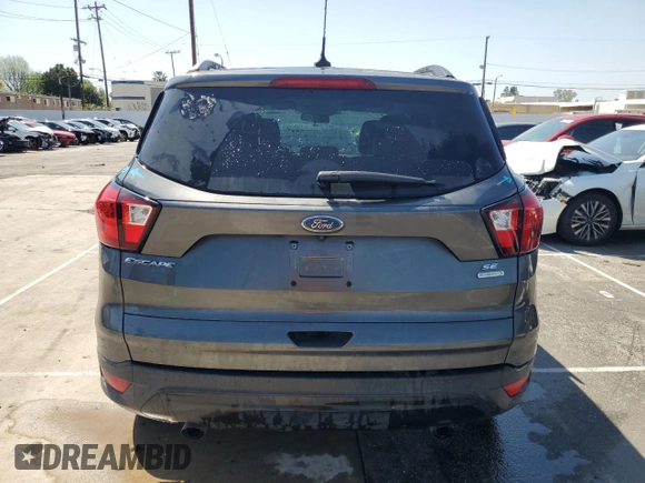 2019 Ford Escape SE with VIN 1FMCU0GD6KUA25082, listed as a Copart auction lot 50980465 with 72,505 mi miles and Clean Title. Bid and sale history available at carsss.com. Image 6.