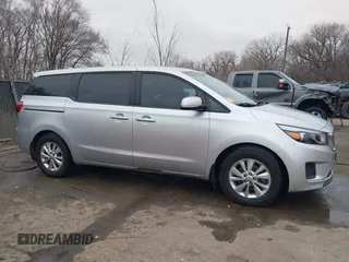 2017 Kia Sedona L with VIN KNDMA5C17H6271663, listed as a IAAI auction lot 41492437 with 338,875 mi miles. Bid and sale history available at carsss.com. Image 14.