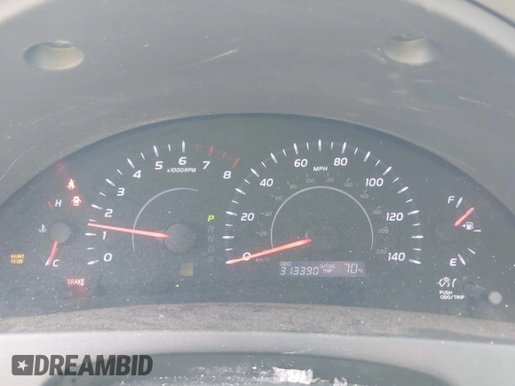 2010 Toyota Camry with VIN 4T1BF3EK5AU111734, listed as a IAAI auction lot 42078769 with 313,390 mi miles and . Bid and sale history available at DreamBid. Image 7.