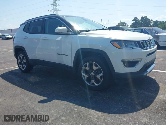 2019 Jeep Compass Limited with VIN 3C4NJDCB8KT840234, listed as a IAAI auction lot 42794554 with 68,349 mi miles and . Bid and sale history available at DreamBid. Image 1.