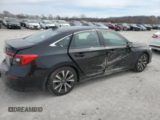 2023 Honda Civic Sedan EX with VIN 2HGFE1F79PH301489, listed as a Copart auction lot 49776375 with 20,175 mi miles and Salvage Title. Bid and sale history available at carsss.com. Image 3.