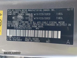 2017 Lexus RX with VIN 2T2BZMCA7HC123303, listed as a IAAI auction lot 41949677 with 25,193 mi miles. Bid and sale history available at carsss.com. Image 9.