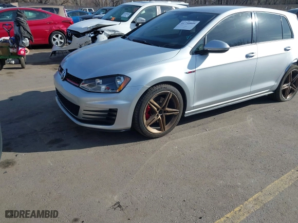 2017 Volkswagen Golf GTI S with VIN 3VW4T7AU5HM006479, listed as a IAAI auction lot 41758809 with 119,550 mi miles. Bid and sale history available at carsss.com. Image 18.