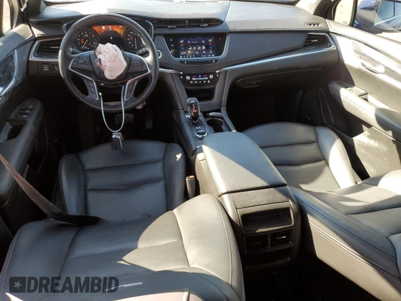 2023 Cadillac XT5 FWD Premium Luxury with VIN 1GYKNCRS3PZ154122, listed as a Copart auction lot 43063675 with 52,279 mi miles and Salvage Title. Bid and sale history available at carsss.com. Image 8.