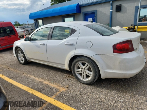 2013 Dodge Avenger SXT with VIN 1C3CDZCB0DN557314, listed as a Copart auction lot 61806395 with 98,967 mi miles and Clean title. Bid and sale history available at DreamBid. Image 2.