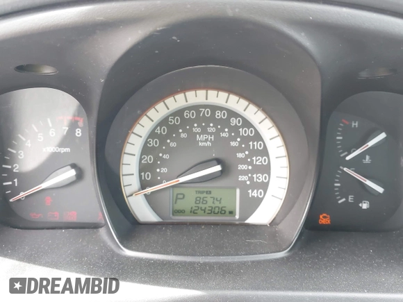 2007 Kia Spectra EX z VIN KNAFE122775468060, wystawiony jako IAAI lot #42225413 z przebiegiem 124 306 mil mil oraz . Historia ofert i sprzedaży dostępna na DreamBid. Obrazek 7.