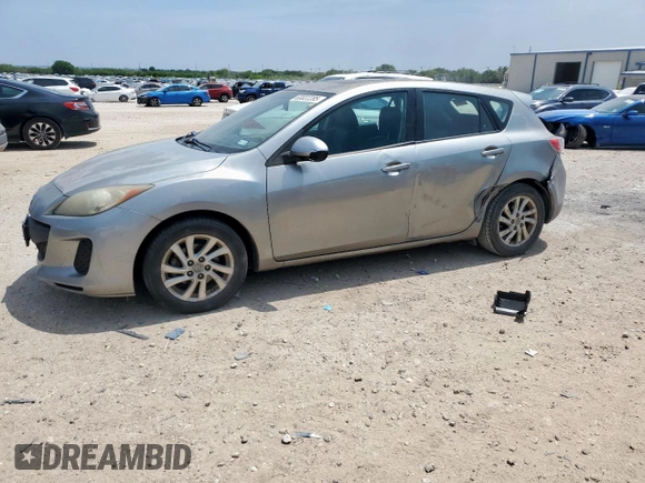 2012 Mazda 3 i Grand Touring with VIN JM1BL1M74C1596662, listed as a Copart auction lot 60022285 with 198,375 mi miles and Salvage title. Bid and sale history available at DreamBid. Image 1.