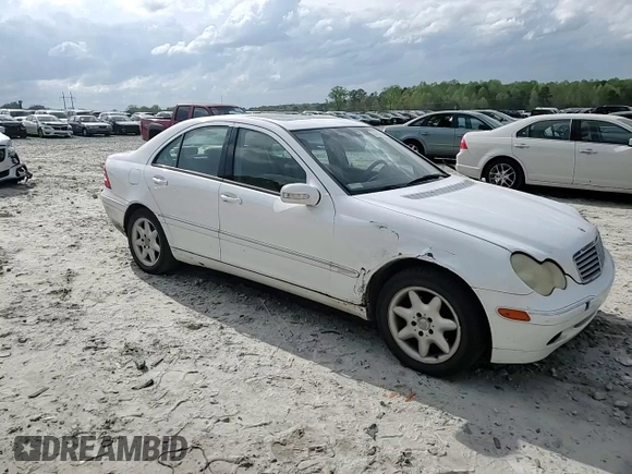 2001 Mercedes-Benz C 230/260/280/320 z VIN WDBRF61J51F078805, wystawiony jako Copart lot #51609285 z przebiegiem 223 663 mil mil oraz Szkoda całkowita • Salvage title. Historia ofert i sprzedaży dostępna na DreamBid. Obrazek 10.