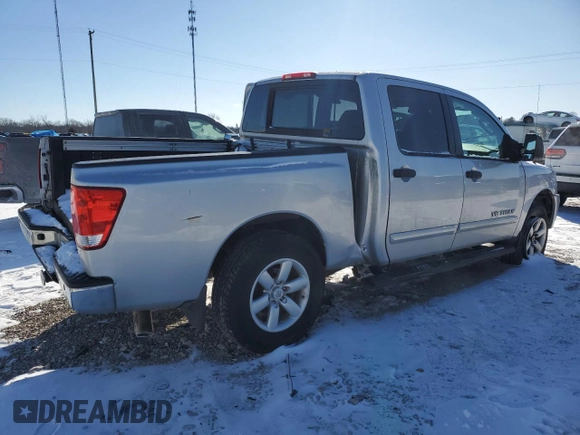 2010 Nissan Titan LE with VIN 1N6AA0EC1AN302984, listed as a Copart auction lot 89266195 with 80,743 mi miles and Salvage Title. Bid and sale history available at carsss.com. Image 3.