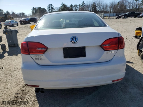 2012 Volkswagen Jetta Sedan SE w/Convenience & Sunroof PZEV with VIN 3VWDP7AJ0CM339353, listed as a Copart auction lot 48534435 with 146,763 mi miles and Non Repairable. Bid and sale history available at carsss.com. Image 6.
