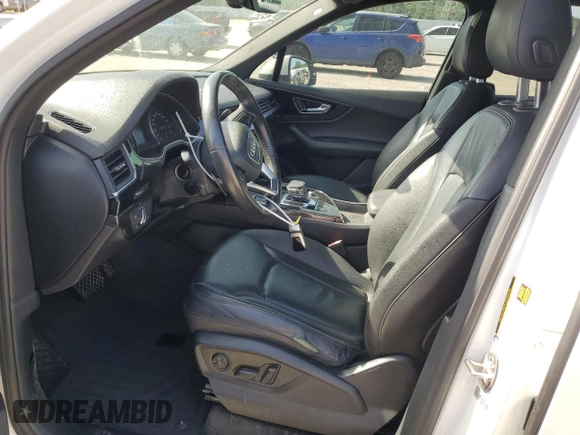 2017 Audi Q7 Premium with VIN WA1AAAF74HD025817, listed as a Copart auction lot 56036985 with 130,410 mi miles and Salvage title. Bid and sale history available at DreamBid. Image 7.