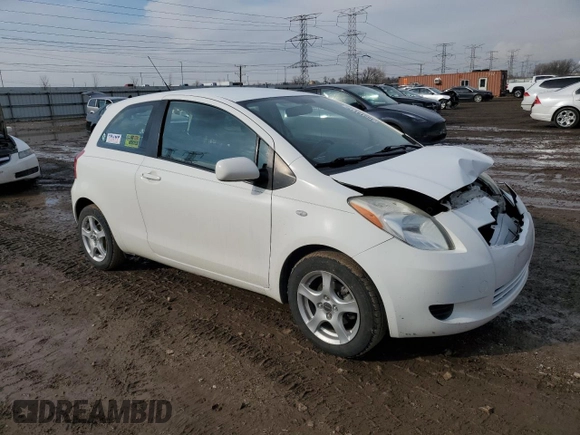 2007 Toyota Yaris with VIN JTDJT903X75096744, listed as a Copart auction lot 46918115 with 216,258 mi miles and Salvage Title. Bid and sale history available at carsss.com. Image 4.
