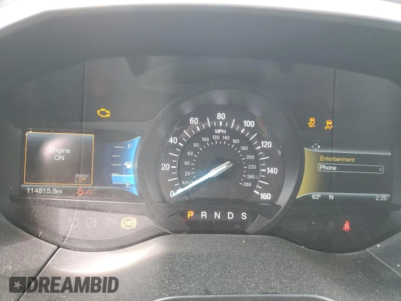 2018 Ford Edge SEL with VIN 2FMPK3J98JBB73476, listed as a Copart auction lot 50545465 with 114,815 mi miles and Salvage Title. Bid and sale history available at carsss.com. Image 9.