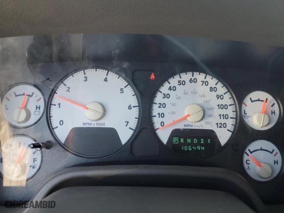 2008 Dodge Ram 1500 Laramie with VIN 1D7HU18268J110081, listed as a Copart auction lot 77662514 with 186,494 mi miles and Salvage Title. Bid and sale history available at carsss.com. Image 9.